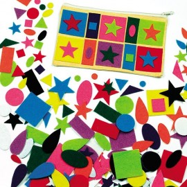 Forme Autoadezive Felt Baker Ross | Set 195 Buc