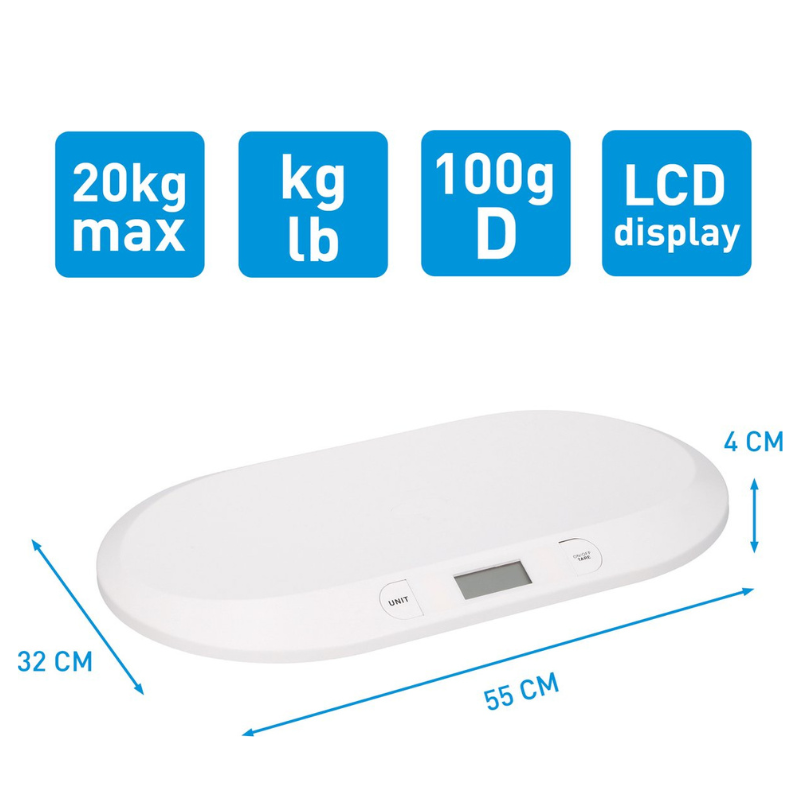 Cantar Bebelusi Grundig Alb 20kg Digital - imagine 5