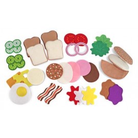 Melissa & Doug Set Sandwich Jucărie Bucătărie - imagine 3