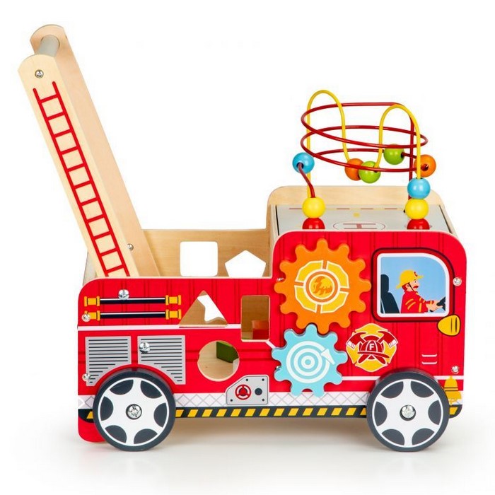 Antemergător Ecotoys cu Blocuri din Lemn - imagine 2