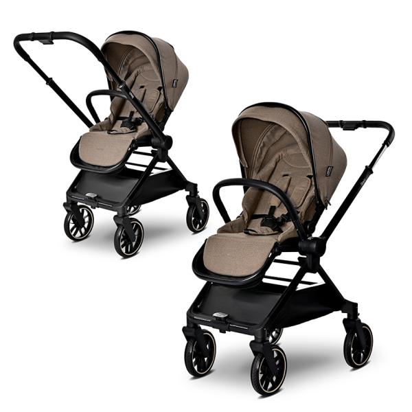 Carucior 2in1 Lorelli Reya Beige | Versatilitate Premium - imagine 3