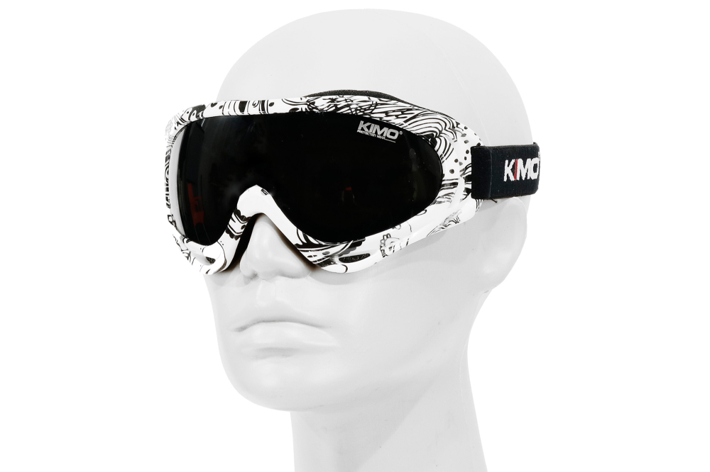 Ochelari de protectie Kimo Wear pentru copii, culoare alb-negru