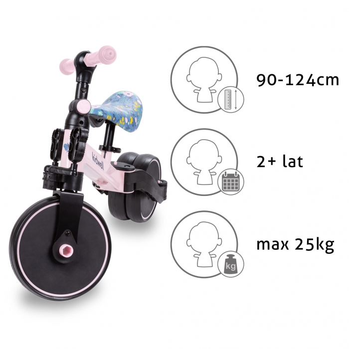 Tricicleta Kidwell Pico Flower 3 in 1 - imagine 7
