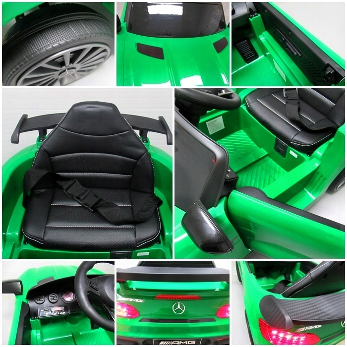 Masinuta Electrica Mercedes AMG R-Sport Verde - imagine 2