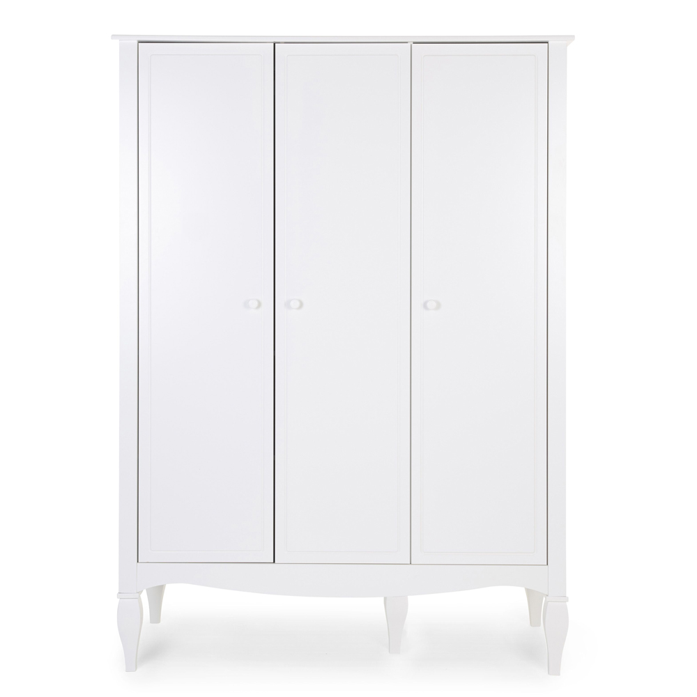 Dulap Childhome Romantic MDF Alb 3 Uși - imagine 5