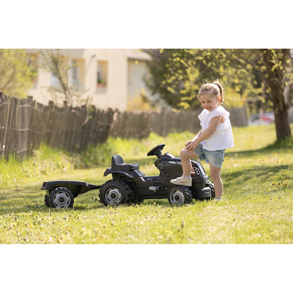 Tractor cu Pedale Smoby Farmer XL si Remorca - imagine 6