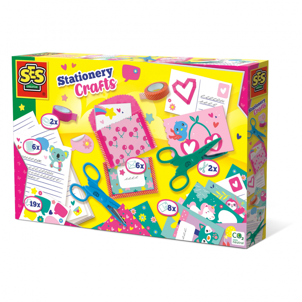 Set Papetarie Copii Ses Creative cu Accesorii
