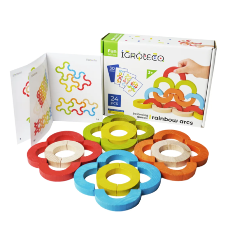 Igroteco Mozaic Curcubeu - Joc Creativ 24 Piese - imagine 3