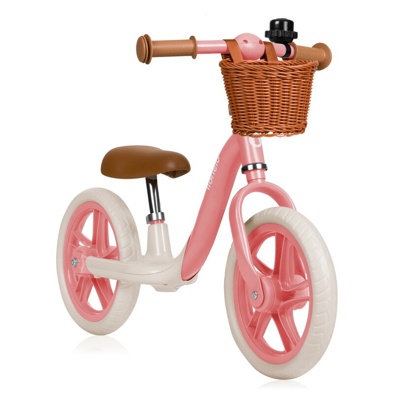 Bicicleta fara pedale Lionelo Alex Plus Pink Rose - imagine 2