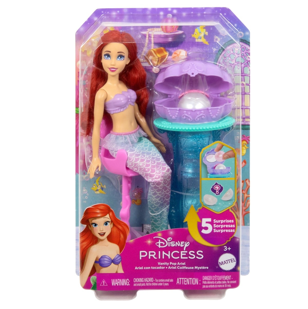 Papusa Disney Princess Vanity Pop Ariel