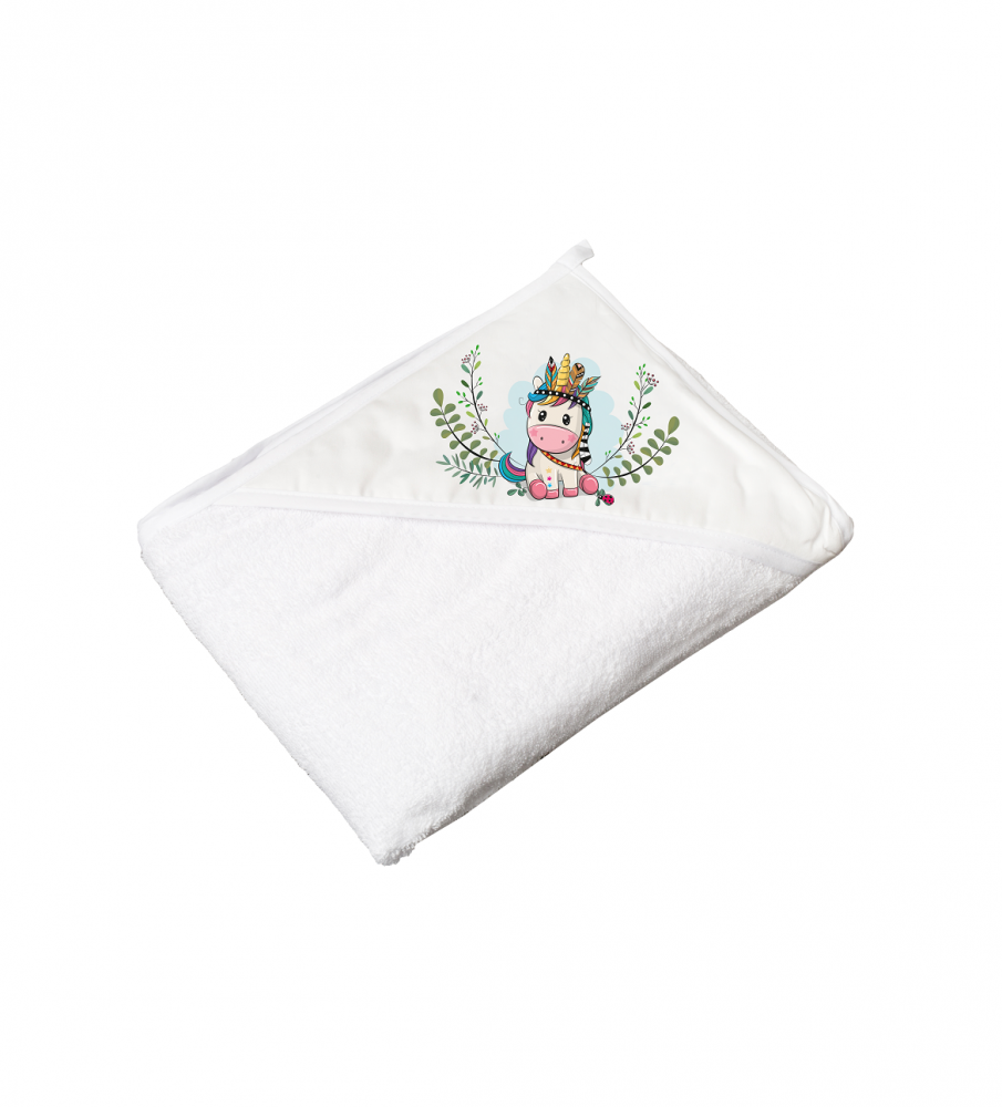 Prosop Copii cu Căciulă Tega Baby Unicorn, 100% Bumbac