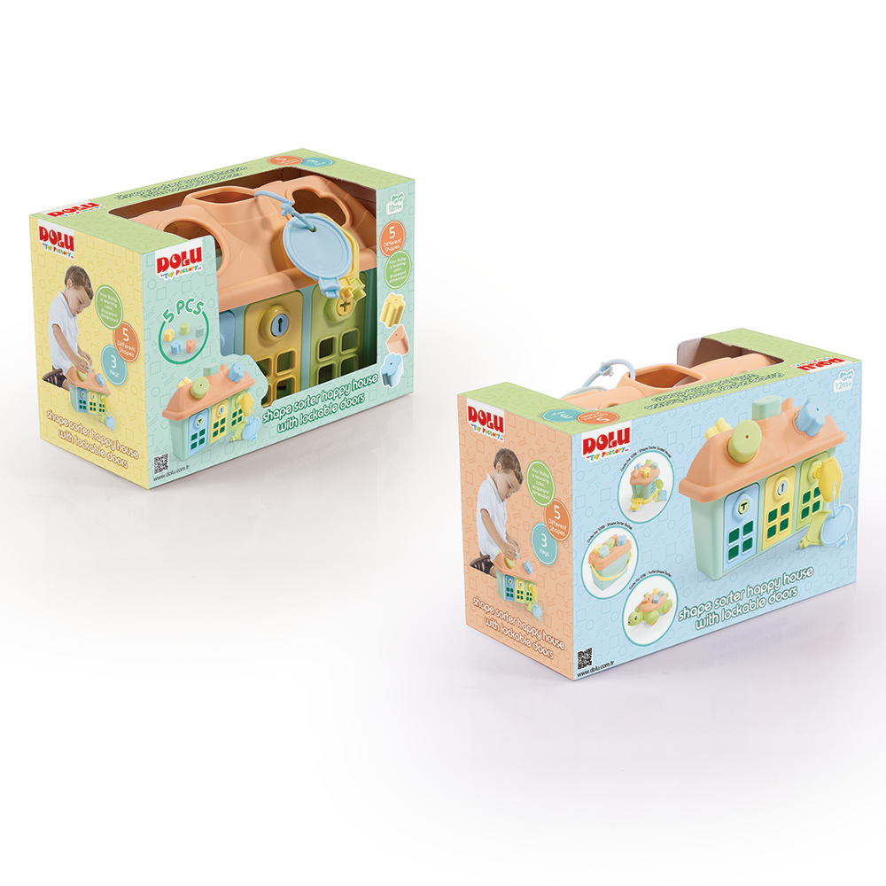 Dolu Joc Sortare Casuta Pastel cu Chei