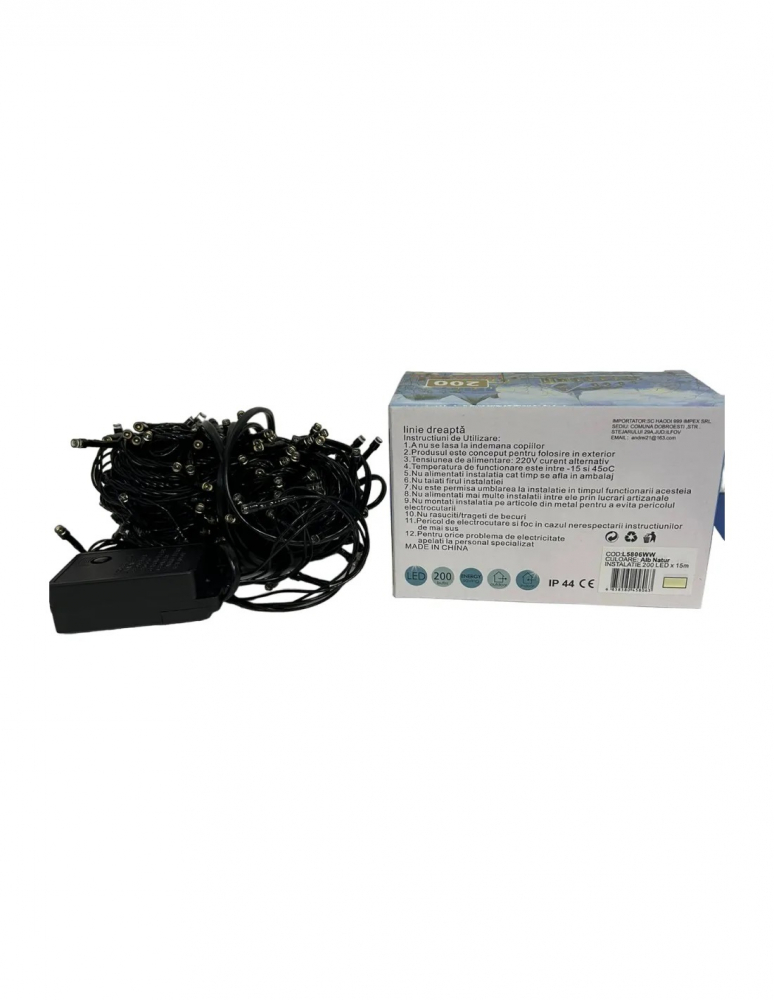Instalatie Craciun 16m 200 LED Gimihome