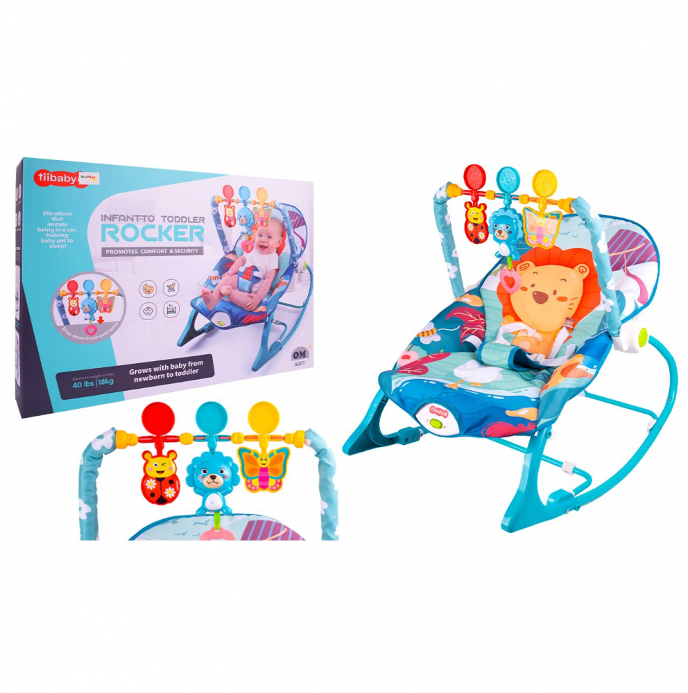 Balansoar MalPlay Blue Lion cu Sunete și Vibrații - imagine 5