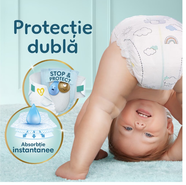 Scutece Pampers Premium Care XXL - Protecție Dublă
