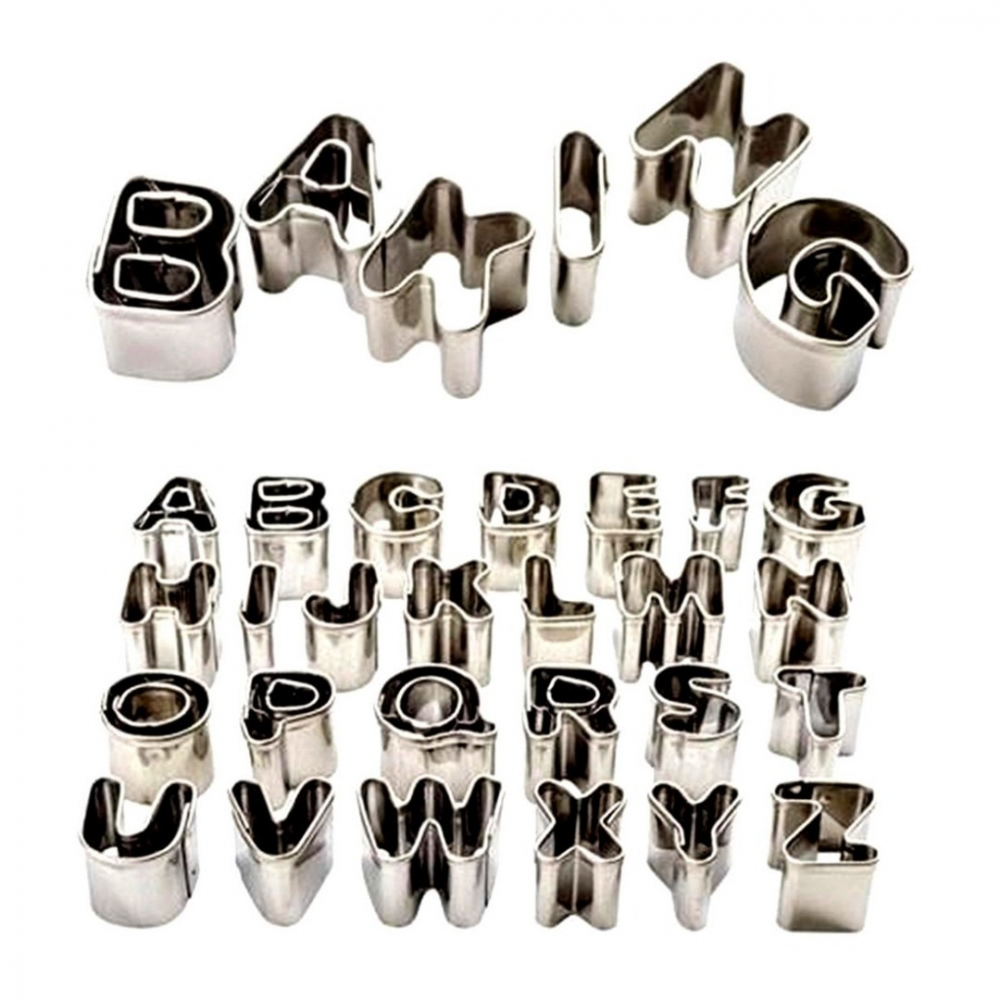 Set 26 Forme Decupatoare Biscuiți Litere | Kitchenware