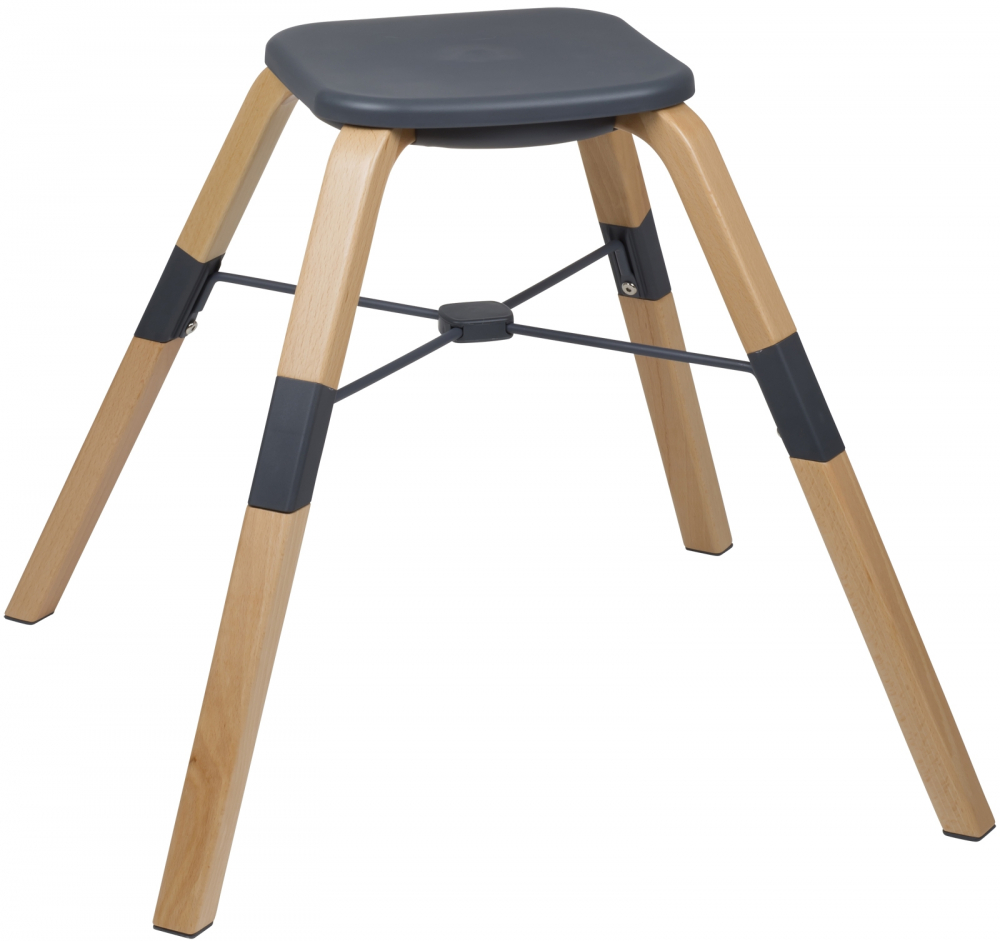 Scaun Masa BabyGo 360 Carou Gri | Rotire Completa - imagine 3