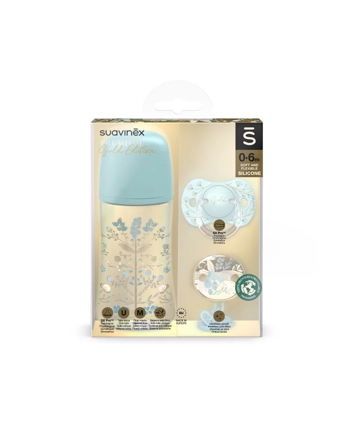 Suavinex Gold Set Biberon Premium 270ml - Editie Limitata - imagine 4