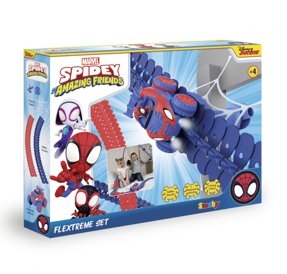 Smoby Spidey Circuit Flextreme - Joc Constructie Piste