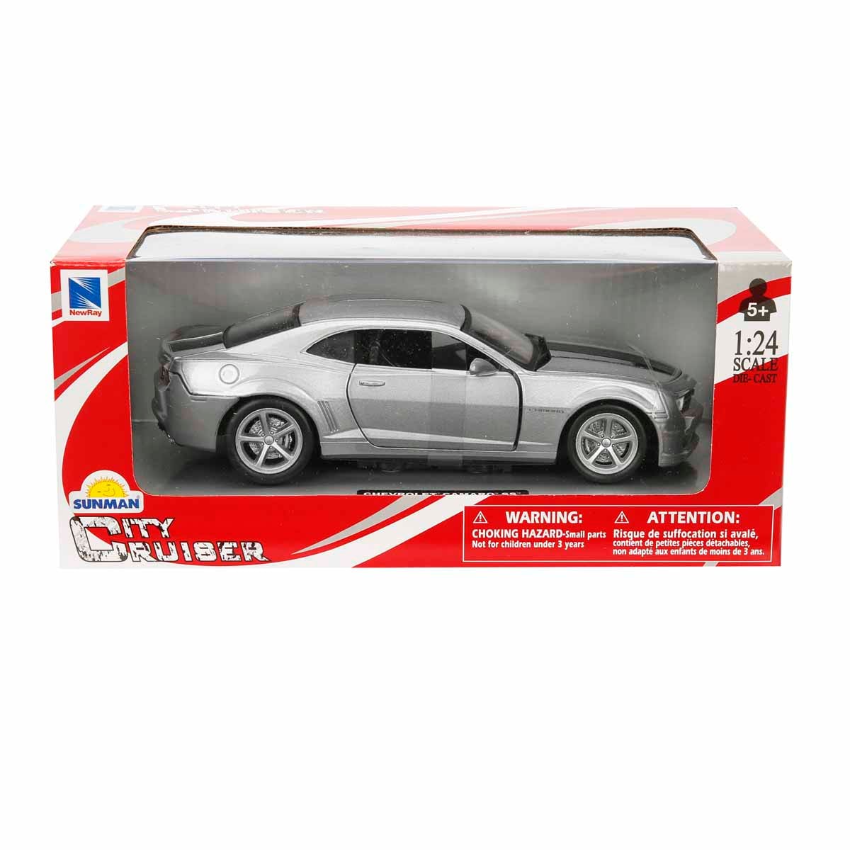 Mașină Chevrolet Camaro 1:24 New Ray Gri