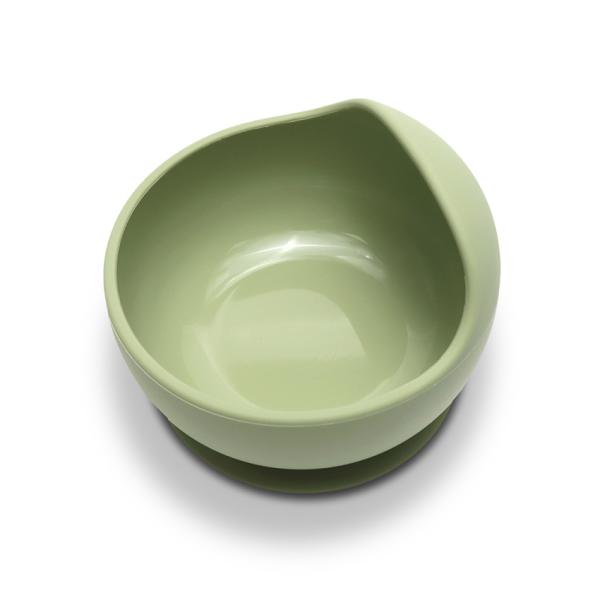 Bol hranire Lorelli cu ventuza silicon Fresh Green