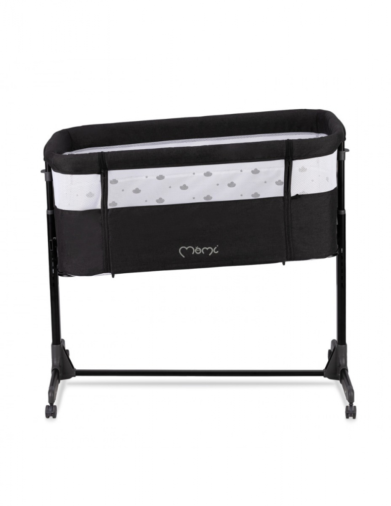 Patut Co-sleeper MoMi Revo Black, 2-in-1 - imagine 2