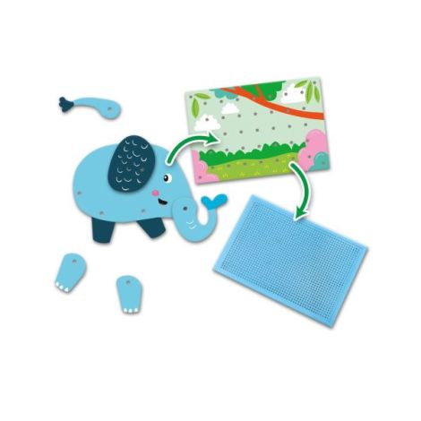 Set Mozaic Animale Ses Creative | Puzzle Creativ - imagine 3