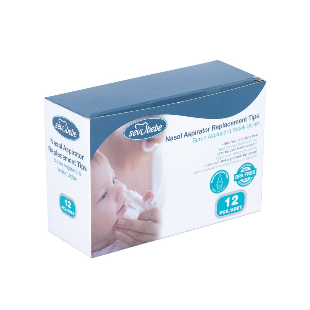 Varfuri de schimb SeviBebe, 12 bucati, sigure