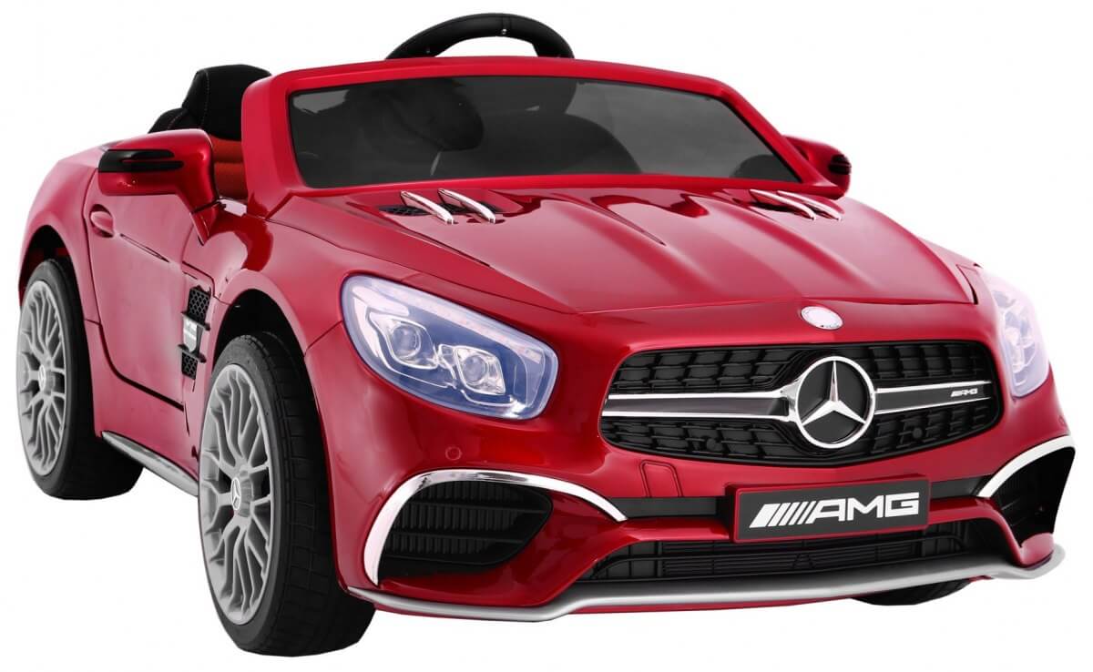 Masinuta Electrica Mercedes SL65 Visiniu - imagine 4