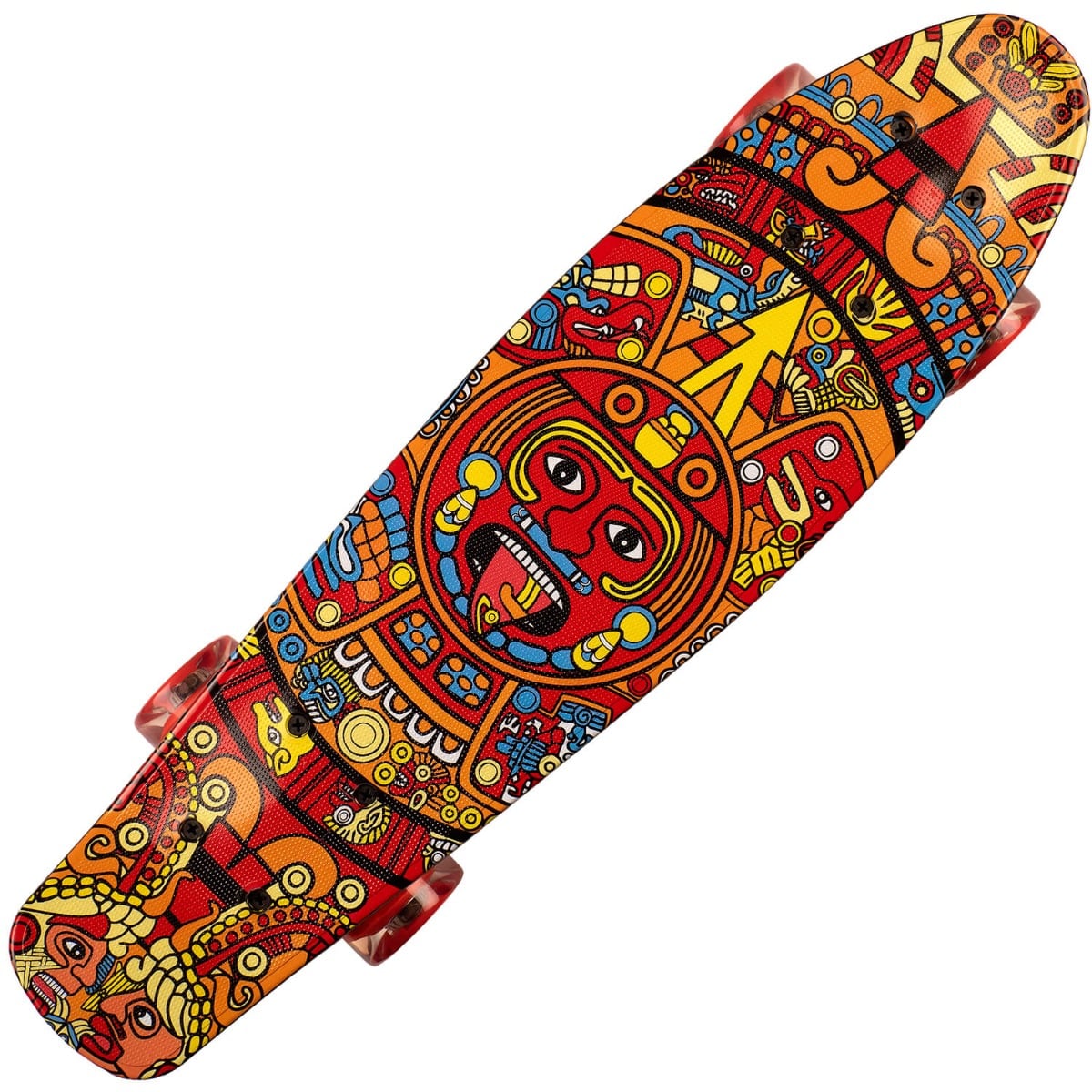 Penny Board Action One Azteca Roti Luminoase