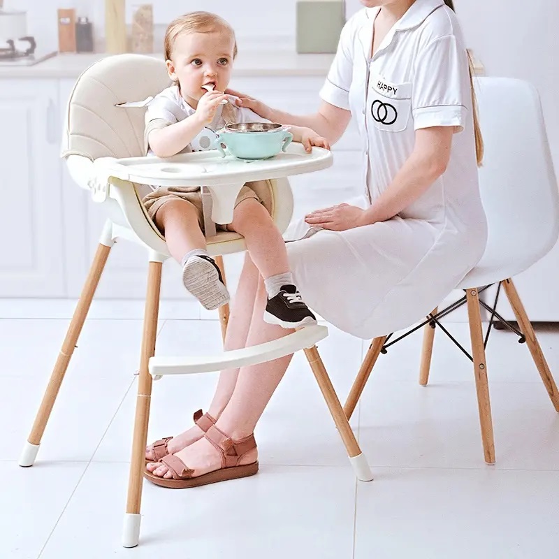 Scaun Little Mom Nordic White 2în1 - imagine 11