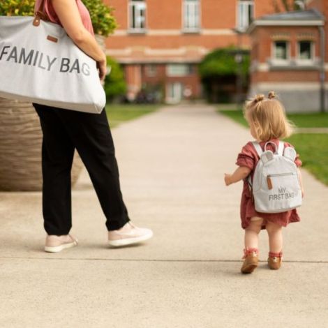 Rucsac Childhome Canvas Gri - Primul Rucsac pentru Copil - imagine 4