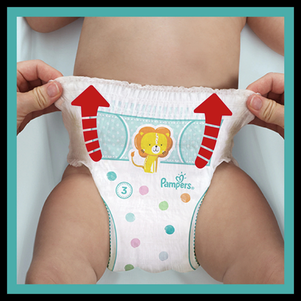 Scutece Pampers Pants M3, 128 buc | Ușor de Folosit - imagine 4