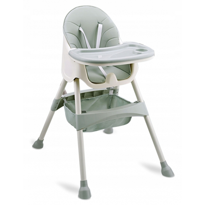 Scaun Masa 3in1 Ricokids Milo Verde, Transformabil