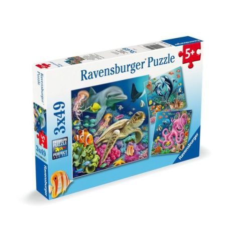 Set 3 Puzzle-uri Subacvatice Ravensburger - 49 piese - imagine 4
