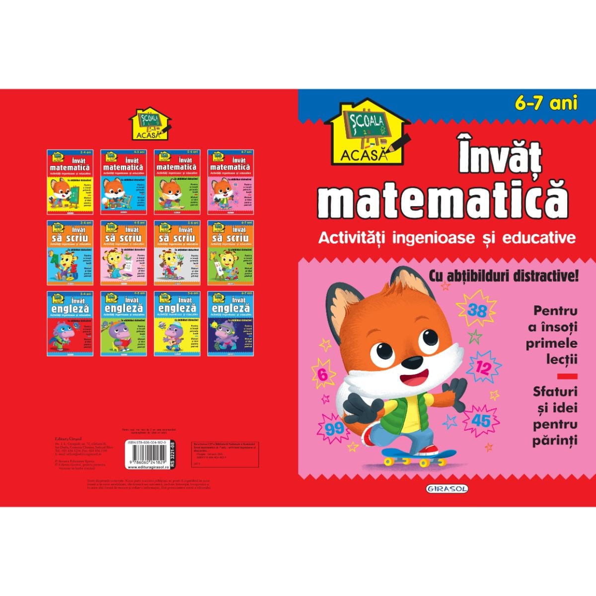 Girasol: Învăț matematica, 6-7 ani