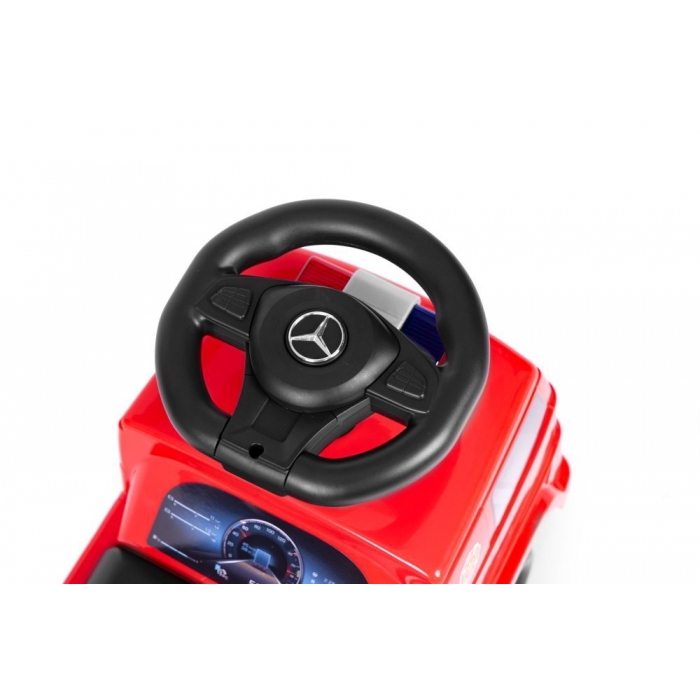Mașinuță Ecotoys Mercedes Pompieri Roșu, 2 Ani+ - imagine 6