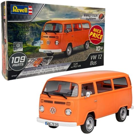 Macheta VW T2 Revell 1:24 Easy Click