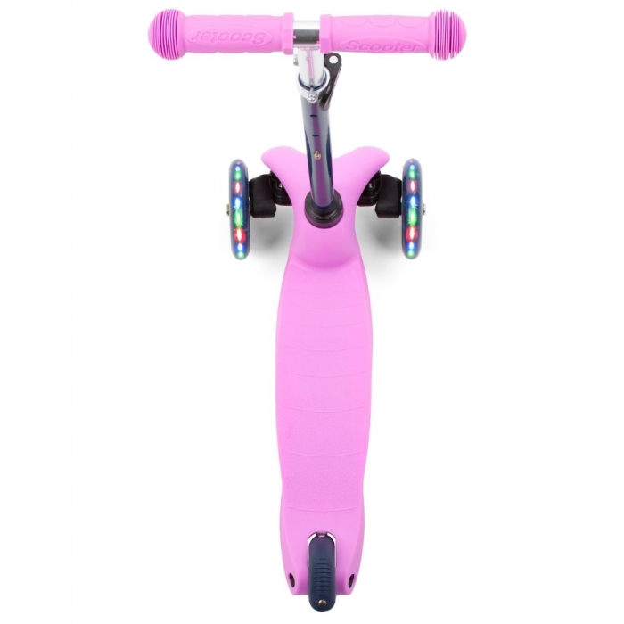 Trotineta Kidwell Uno Violet, LED, 3 ani+ - imagine 2