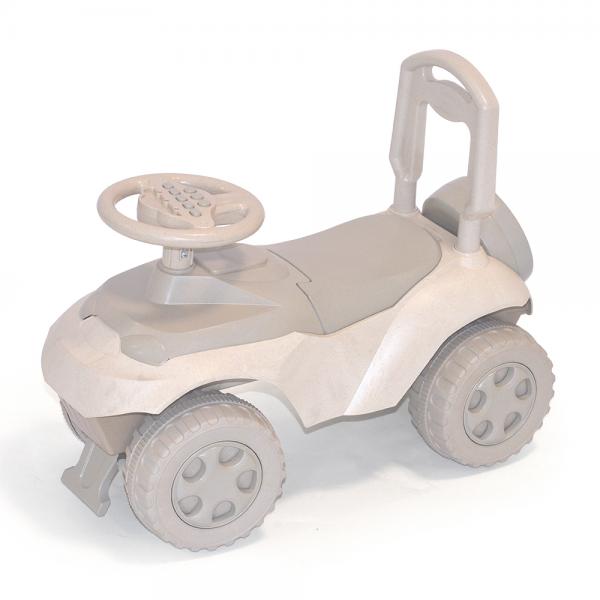 Mașinuță Mykids Beige Brown cu Spătar și Mâner Impingere