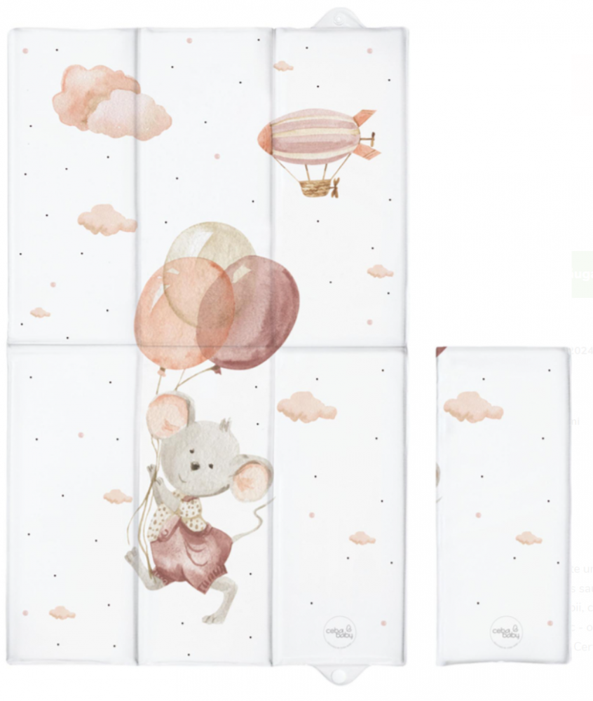 Saltea infasat pliabila Ceba Baby, 40x60 cm