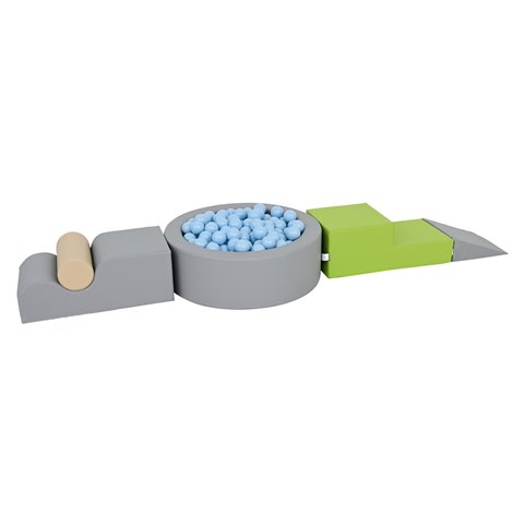 Set Motricitate Blue Moje Bambino Piscină Bile - imagine 2