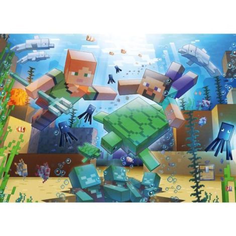 Puzzle Minecraft 1000 piese, Design Nou Ravensburger