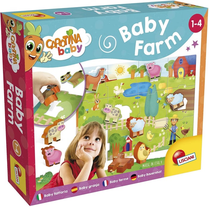 Puzzle Lisciani Fermă - Învață și Te Distrează