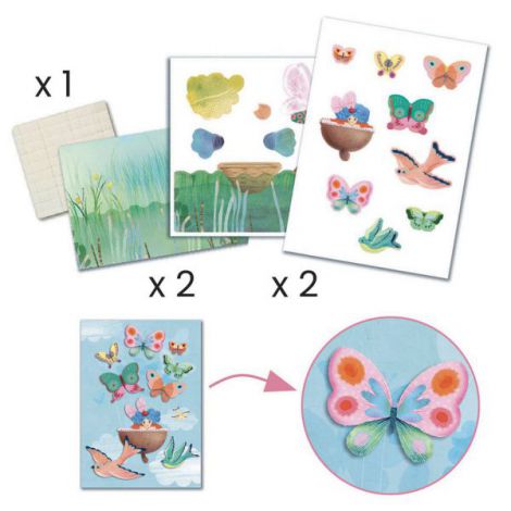 Atelier Creativ Djeco Lumea Zânelor - 6 Activități - imagine 4