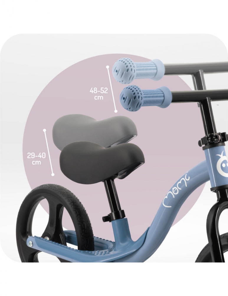 Bicicleta Echilibru Momi Isoka LED Albastru - imagine 4