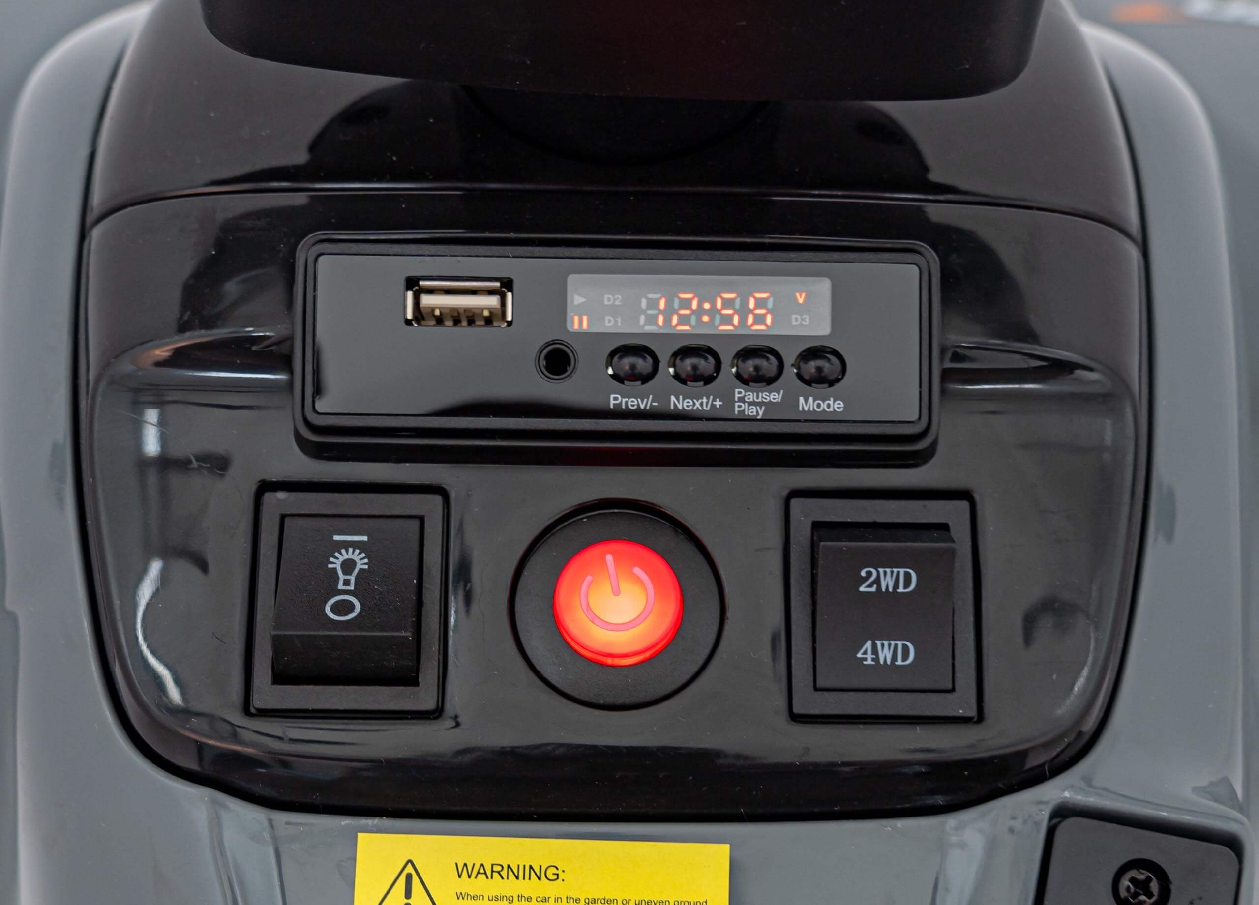 ATV Electric McLaren MCL 35 Gri pentru Copii - imagine 2