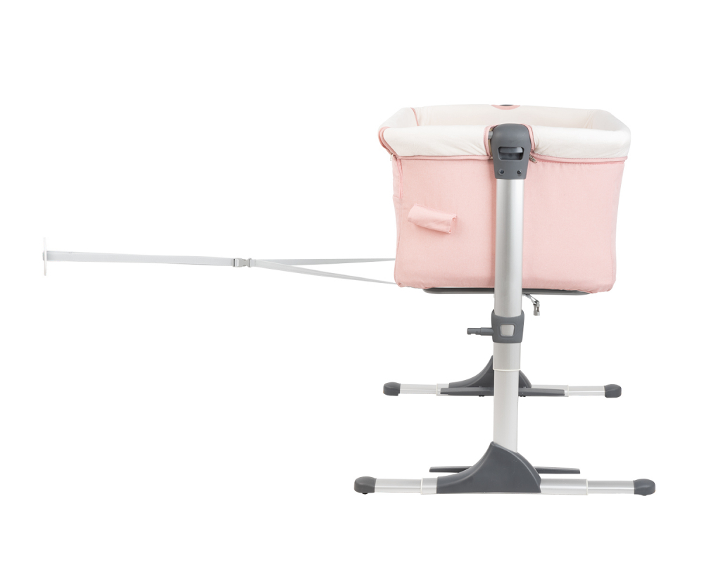 Patut Co-Sleeper KikkaBoo Bonne Nuit, Pink, Anti-reflux