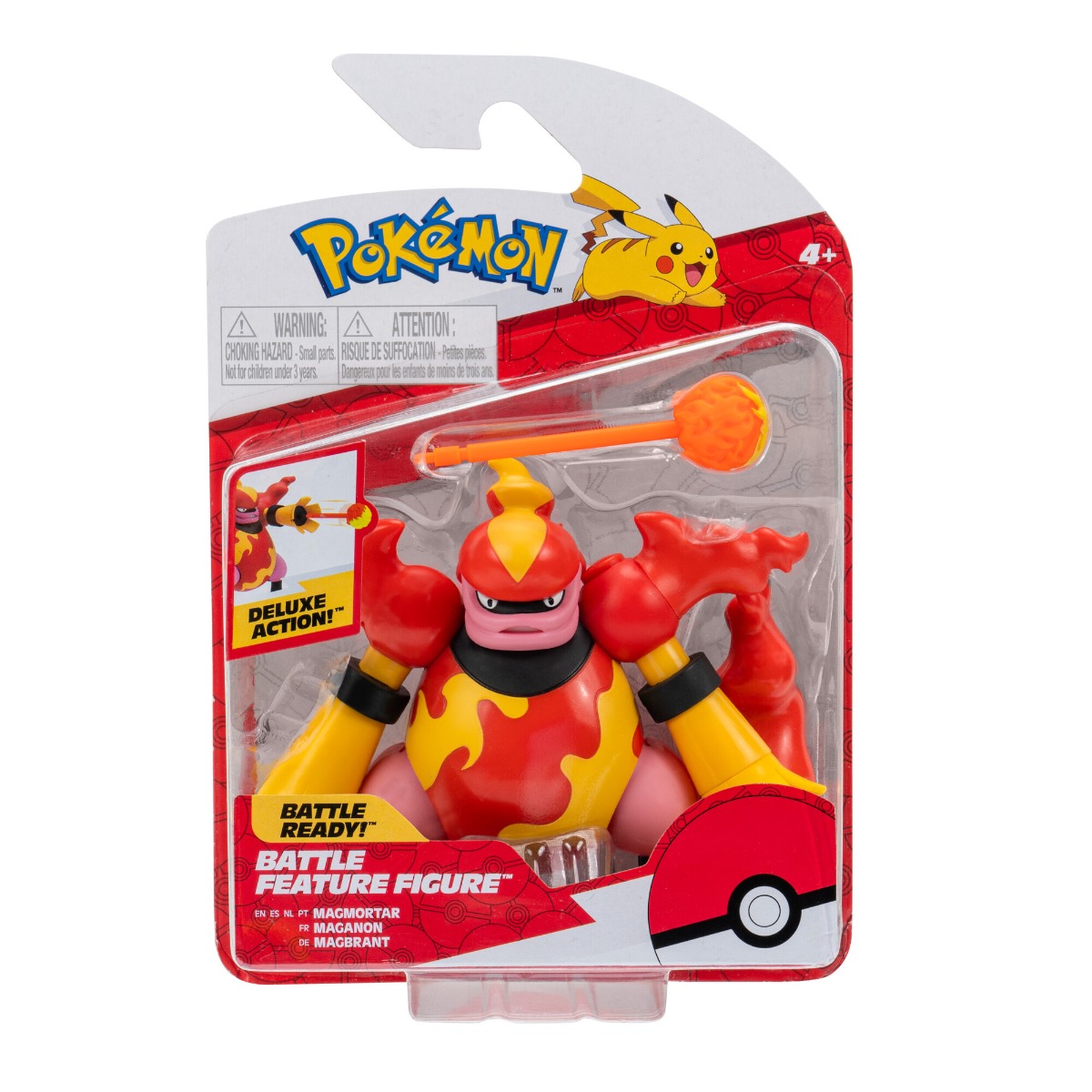 Figurina Pokemon Magmortar 11 cm, Articulata