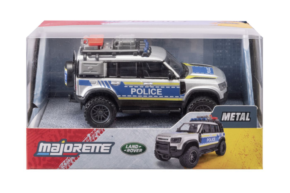 Simba Majorette Mașină Poliție Land Rover Metalică 1:43